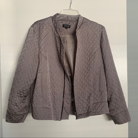 Quilted Topshop Bomber - Picture 2 of 7